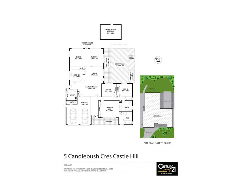 5 Candlebush Crescent, Castle Hill NSW 2154 Floorplan