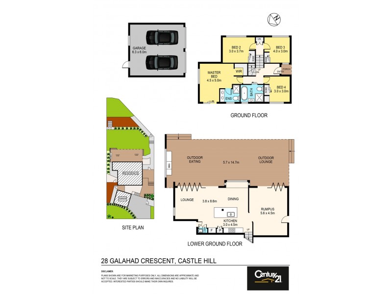28 Galahad Crescent, Castle Hill NSW 2154 Floorplan