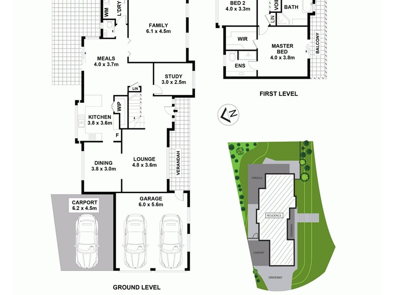 1 Nola Place, Baulkham Hills NSW 2153 Floorplan