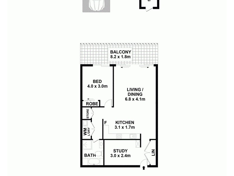 96/23 Regent Honeyeater Grove, Kellyville NSW 2155 Floorplan