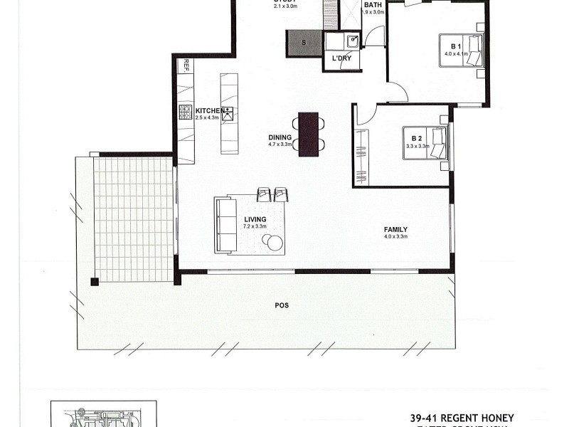 38/23 Regent Honey Eater Grove, Kellyville NSW 2155 Floorplan