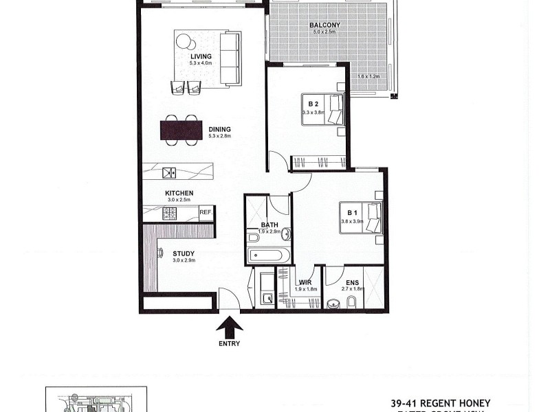 10/23 Regent Honey Eater Grove, Kellyville NSW 2155 Floorplan
