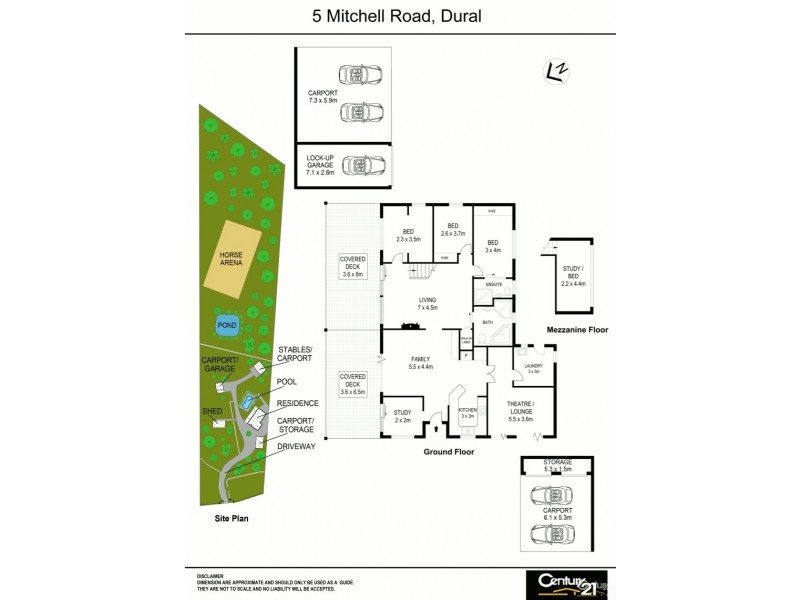 5 Mitchell Road, Dural NSW 2158 Floorplan