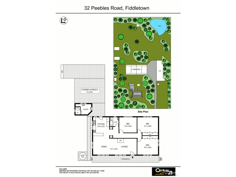 32 Peebles Rd, Fiddletown NSW 2159 Floorplan