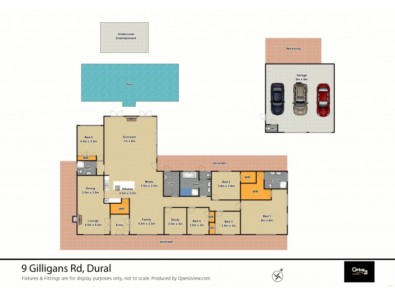 9 Gilligans Road, Dural NSW 2158 Floorplan