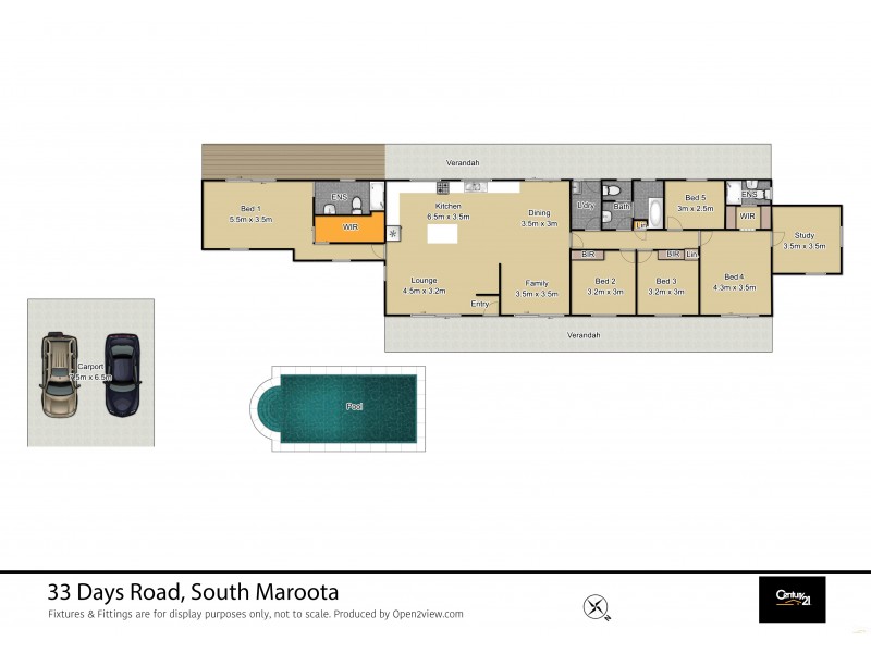 33 Days Road, South Maroota NSW 2756 Floorplan