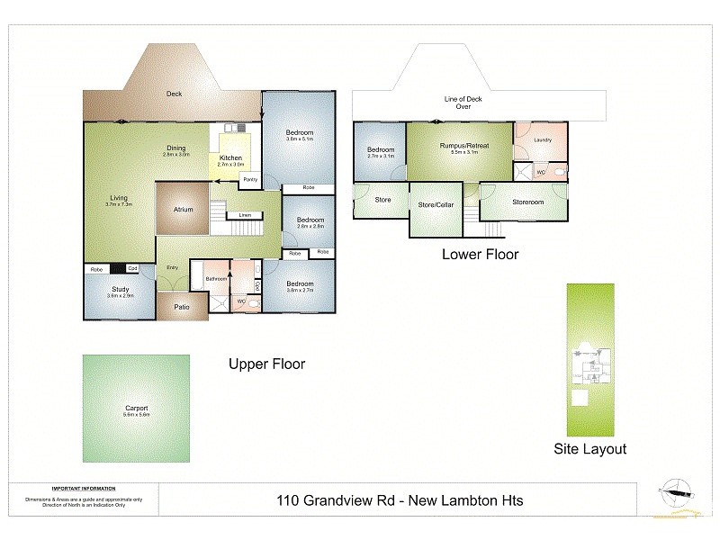 110 Grandview Road, New Lambton Heights NSW 2305 Floorplan
