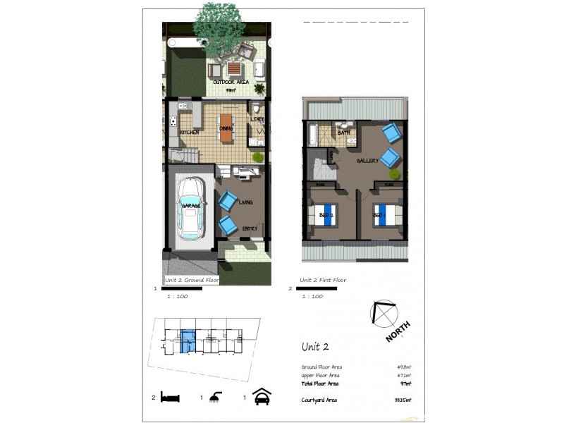 2/10 Cowper Avenue, Charlestown NSW 2290 Floorplan