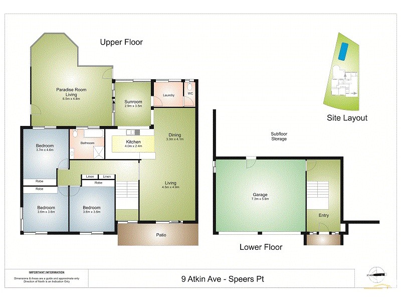 9 Atkin Avenue, Speers Point NSW 2284 Floorplan