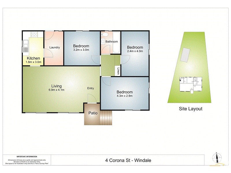 4 Corona Street, Windale NSW 2306 Floorplan
