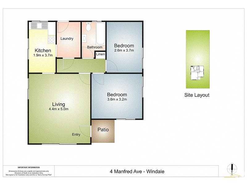 4 Manfred Avenue, Windale NSW 2306 Floorplan