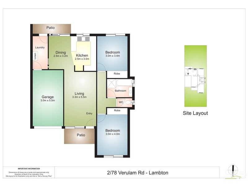 2/78 Verulam Road, Lambton NSW 2299 Floorplan