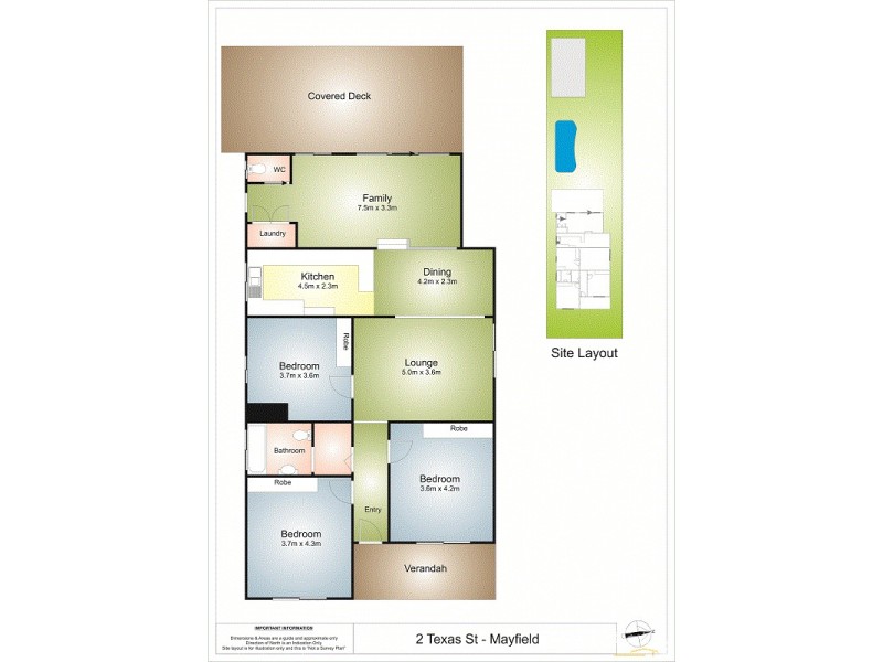 2 Texas Street, Mayfield NSW 2304 Floorplan