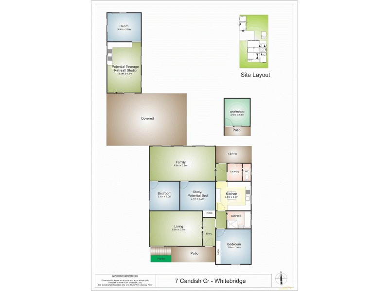 7 Candish Crescent, Whitebridge NSW 2290 Floorplan