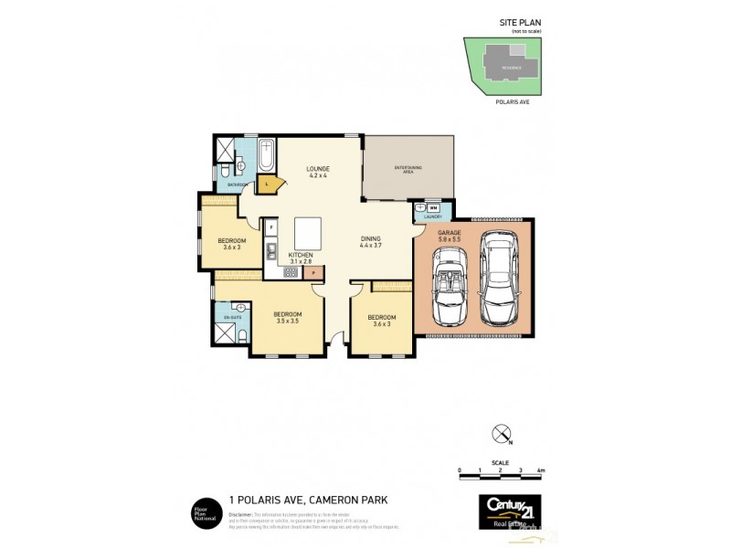 1 Polaris Avenue, Cameron Park NSW 2285 Floorplan