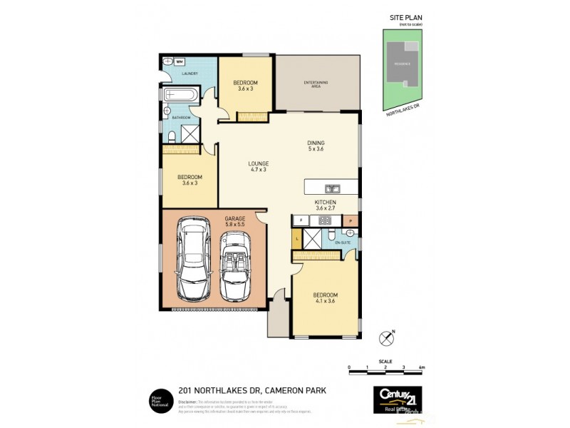 201 Northlakes Drive, Cameron Park NSW 2285 Floorplan