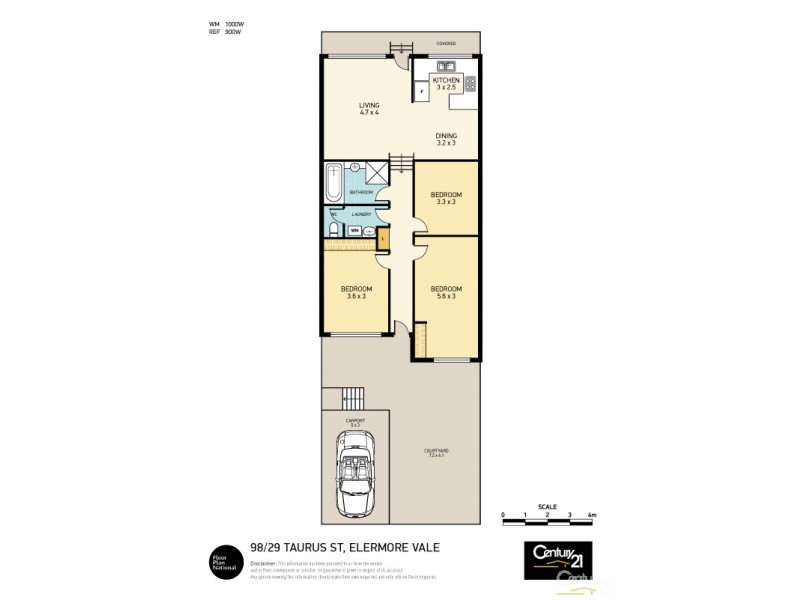 98/29 Taurus Street, Elermore Vale NSW 2287 Floorplan