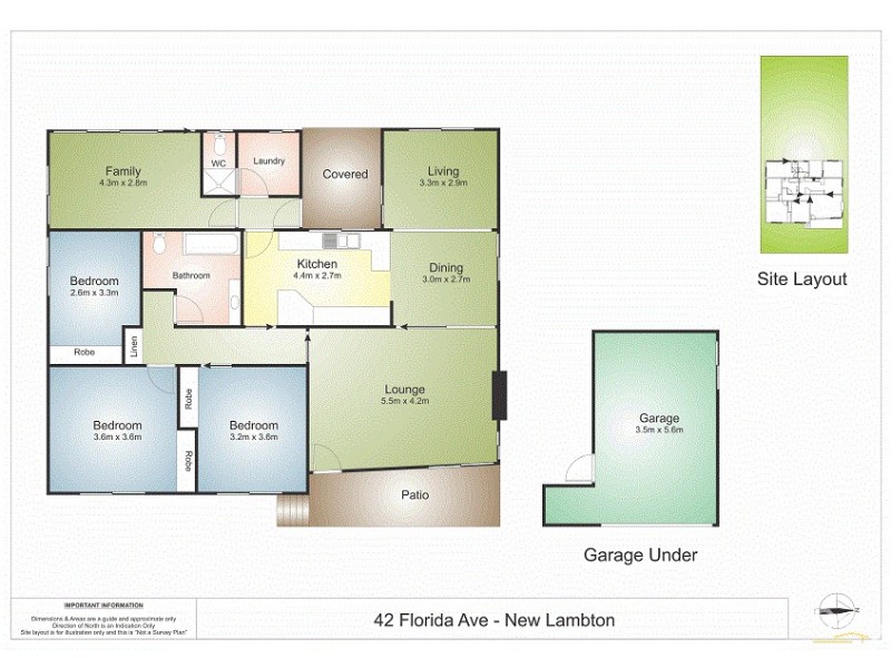 42 Florida Avenue, New Lambton NSW 2305 Floorplan