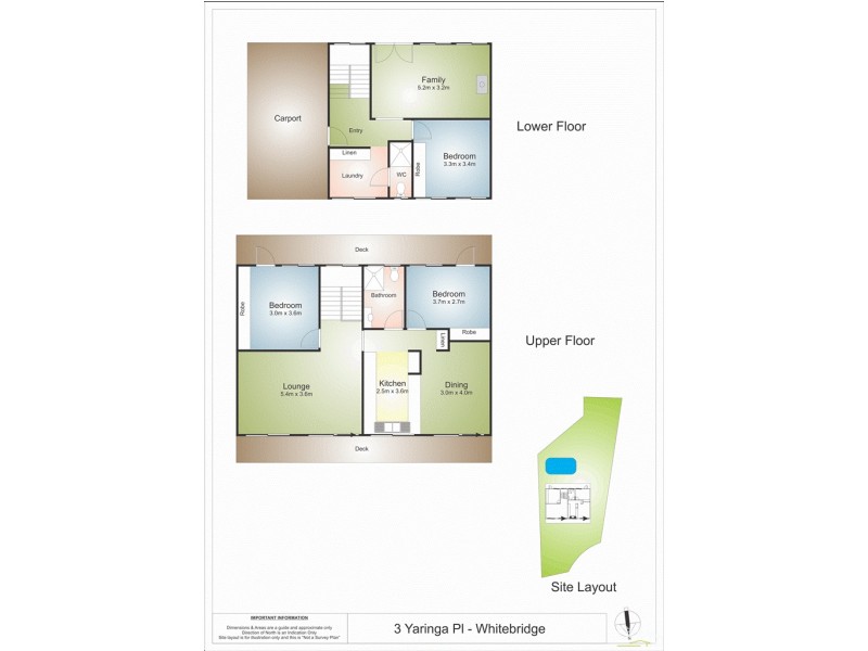 3 Yaringa Place, Whitebridge NSW 2290 Floorplan