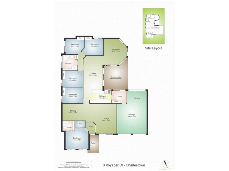 3 Voyager Close, Charlestown NSW 2290 Floorplan