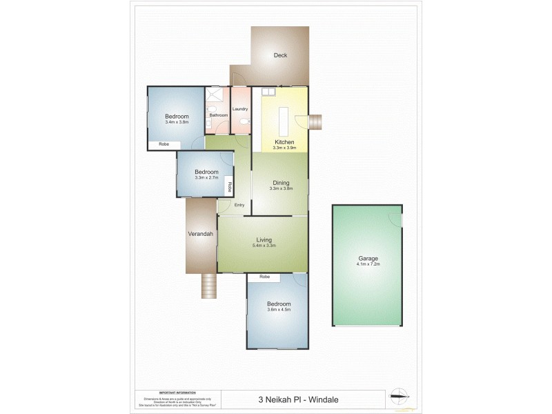 3 Neikah Place, Windale NSW 2306 Floorplan