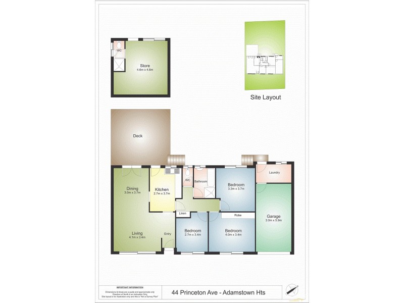 44 Princeton Avenue, Adamstown Heights NSW 2289 Floorplan