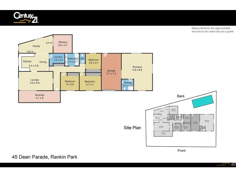 45 Dean Parade, Rankin Park NSW 2287 Floorplan