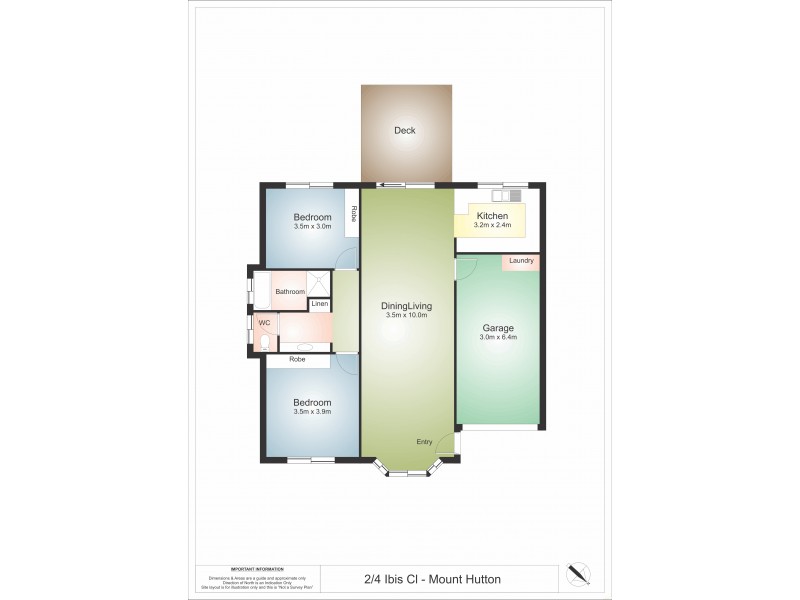 2/4 Ibis Close, Mount Hutton NSW 2290 Floorplan