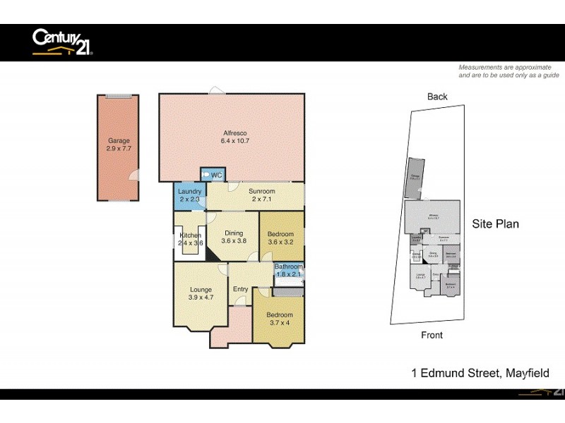 1 Edmund Street, Mayfield NSW 2304 Floorplan
