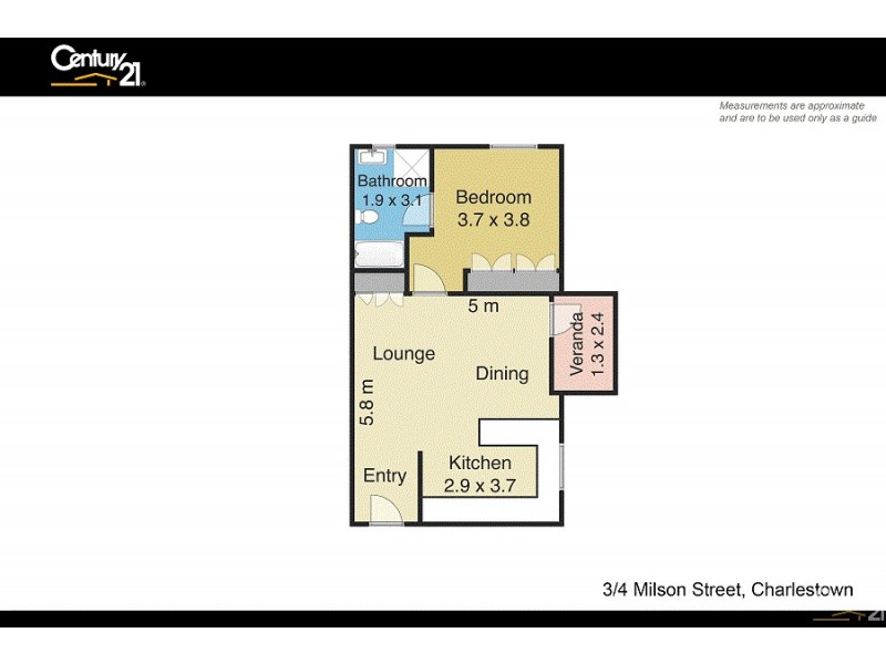 3/4 Milson Street, Charlestown NSW 2290 Floorplan