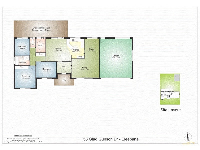 58 Glad Gunson Drive, Eleebana NSW 2282 Floorplan