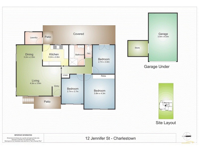 12 Jennifer Street, Charlestown NSW 2290 Floorplan