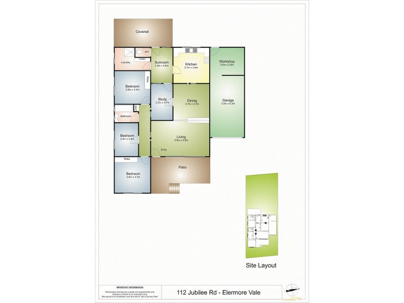 112 Jubilee Road, Elermore Vale NSW 2287 Floorplan