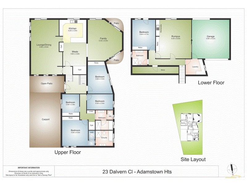 23 Dalvern Close, Adamstown Heights NSW 2289 Floorplan
