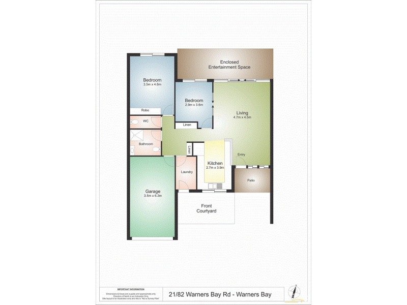 21/82 Warners Bay Road, Warners Bay NSW 2282 Floorplan
