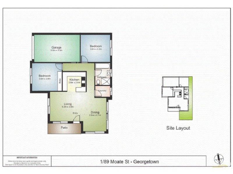 1/89 Moate Street, Georgetown NSW 2298 Floorplan