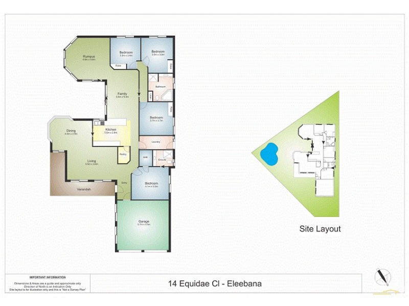 14 Equidae Close, Eleebana NSW 2282 Floorplan
