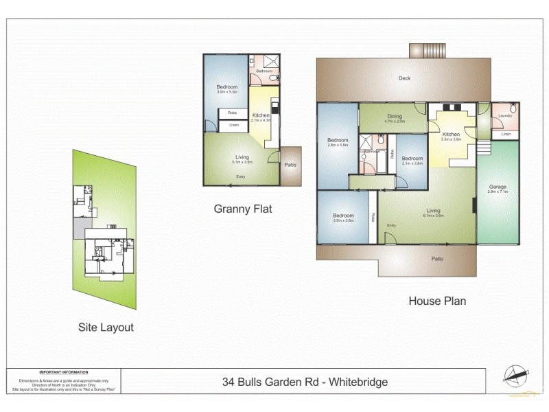 34 Bulls Garden Road, Whitebridge NSW 2290 Floorplan