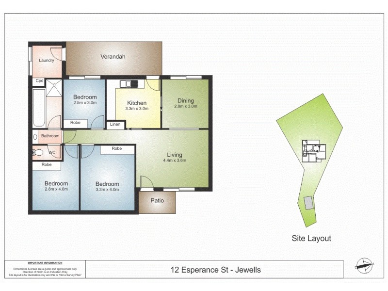 12 Esperance Street, Jewells NSW 2280 Floorplan