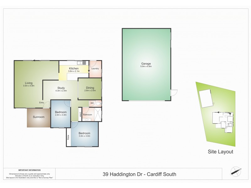 39 Haddington Drive, Cardiff South NSW 2285 Floorplan