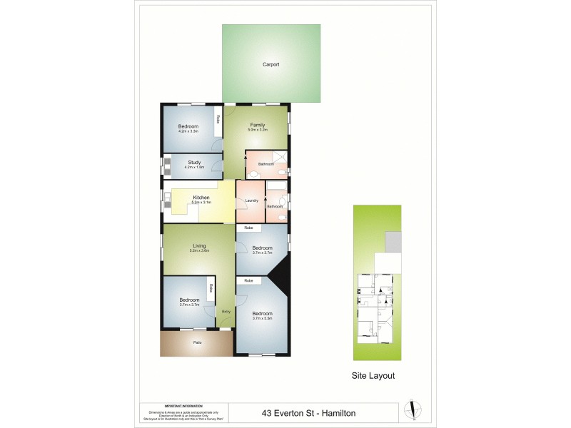 43 Everton Street, Hamilton NSW 2303 Floorplan