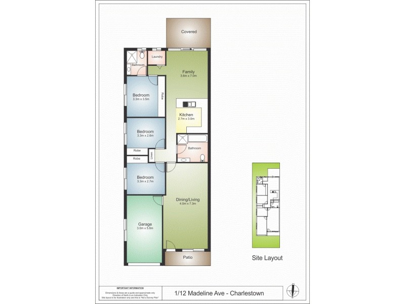 1/12 Madeleine Avenue, Charlestown NSW 2290 Floorplan
