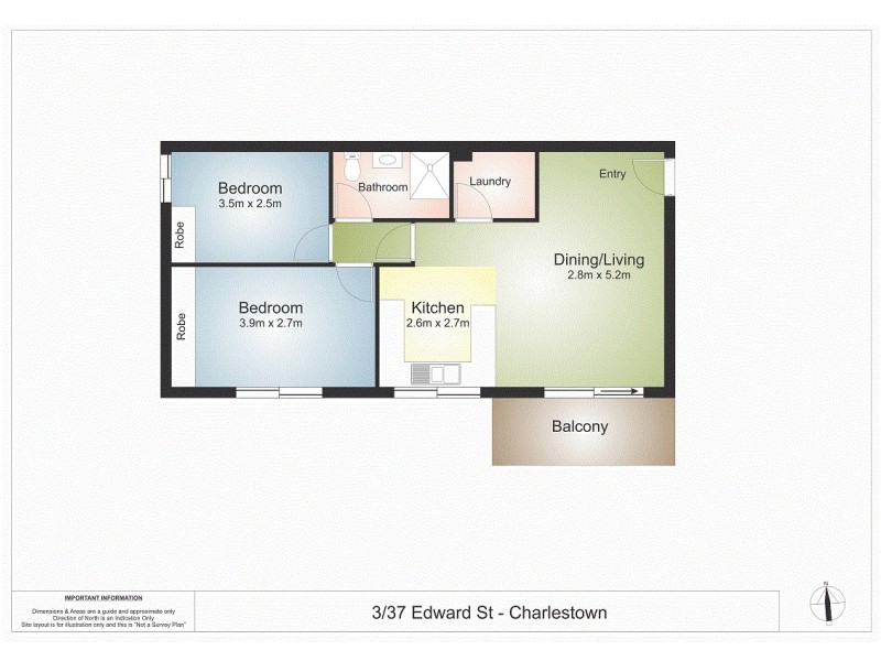 3/37 Edward Street, Charlestown NSW 2290 Floorplan