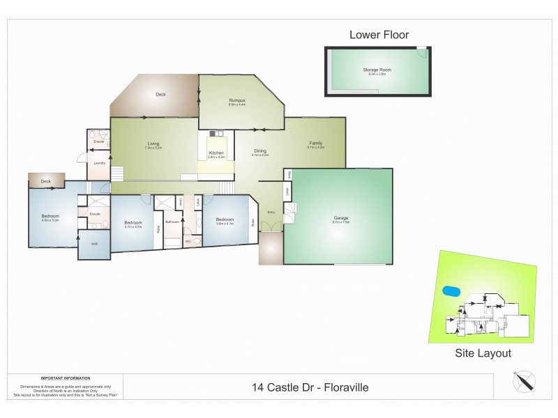 14 Castle Drive, Floraville NSW 2280 Floorplan