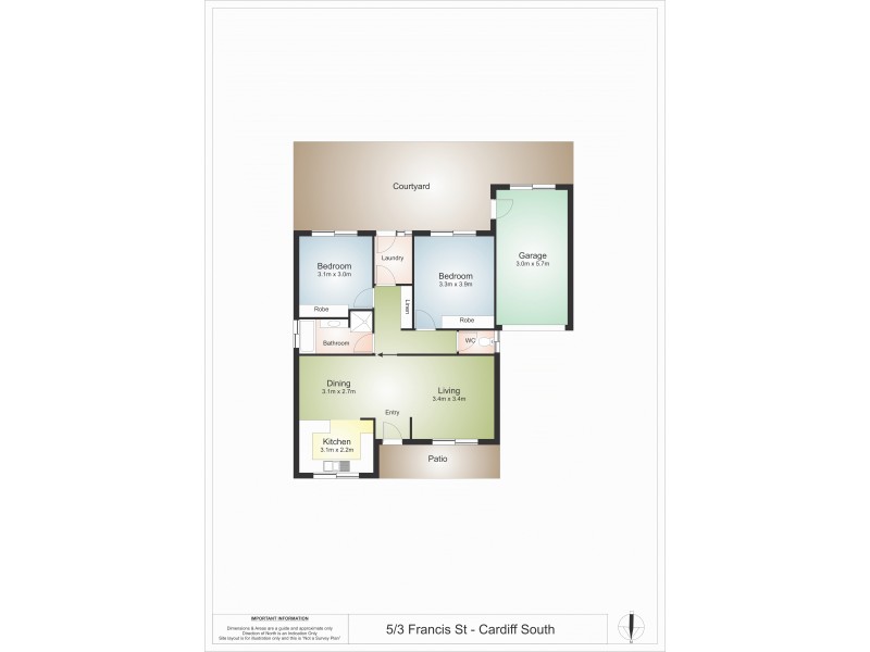 5/3 Francis Street, Cardiff South NSW 2285 Floorplan