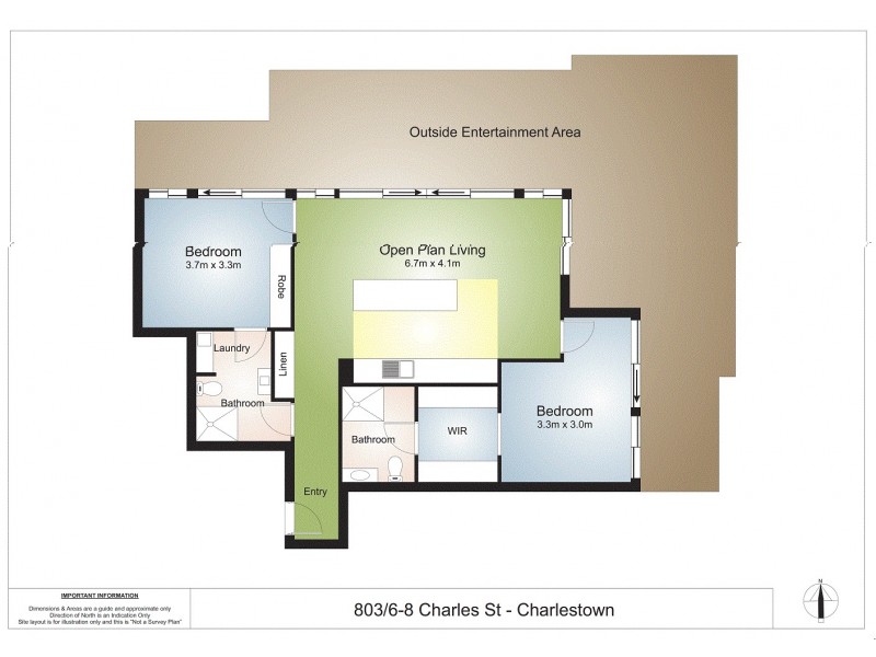 803/6-8 Charles Street, Charlestown NSW 2290 Floorplan
