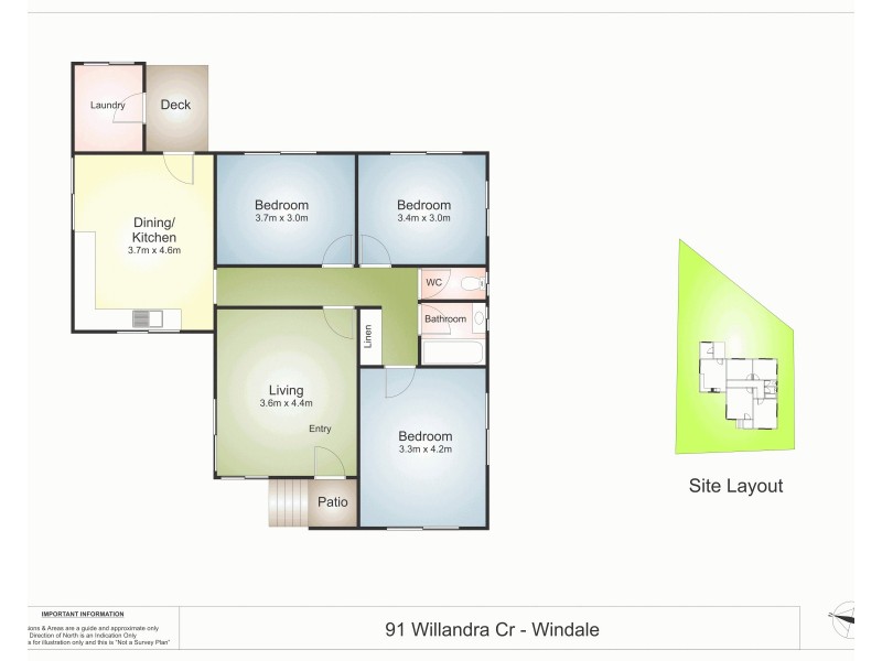 91 Willandra Crescent, Windale NSW 2306 Floorplan