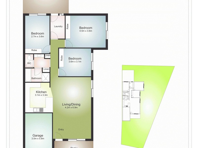 2/27 Honeyeater Place, Tingira Heights NSW 2290 Floorplan