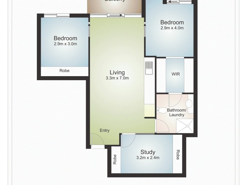 408/6-8 Charles Street, Charlestown NSW 2290 Floorplan