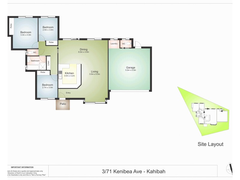3/71 Kenibea Avenue, Kahibah NSW 2290 Floorplan